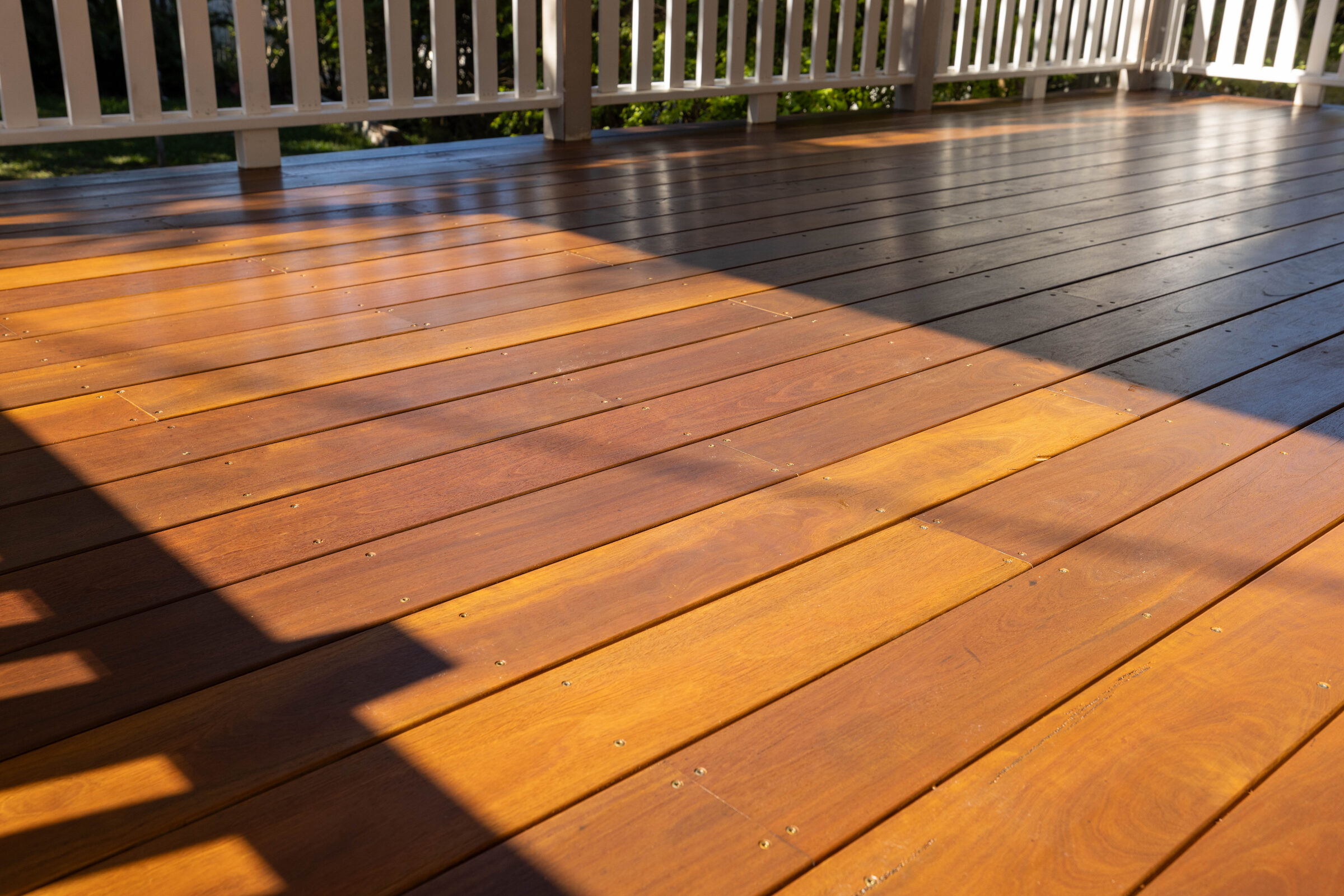 Timber deck on a Balmoral Queenslander