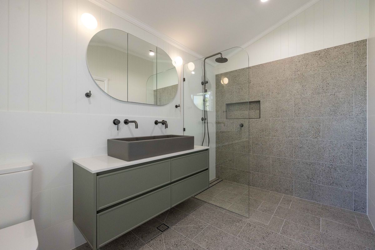 The same Balmoral bathroom finished
