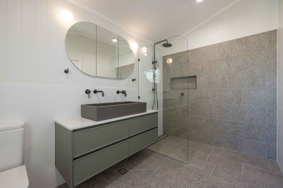 Bathroom renovation in a Balmoral Queenslander