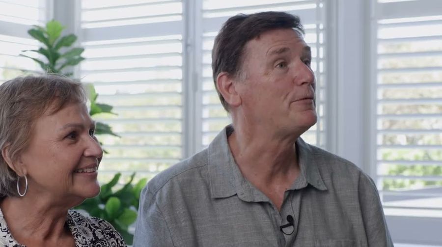 Anne and Paul in their renovated East Brisbane Queenslander