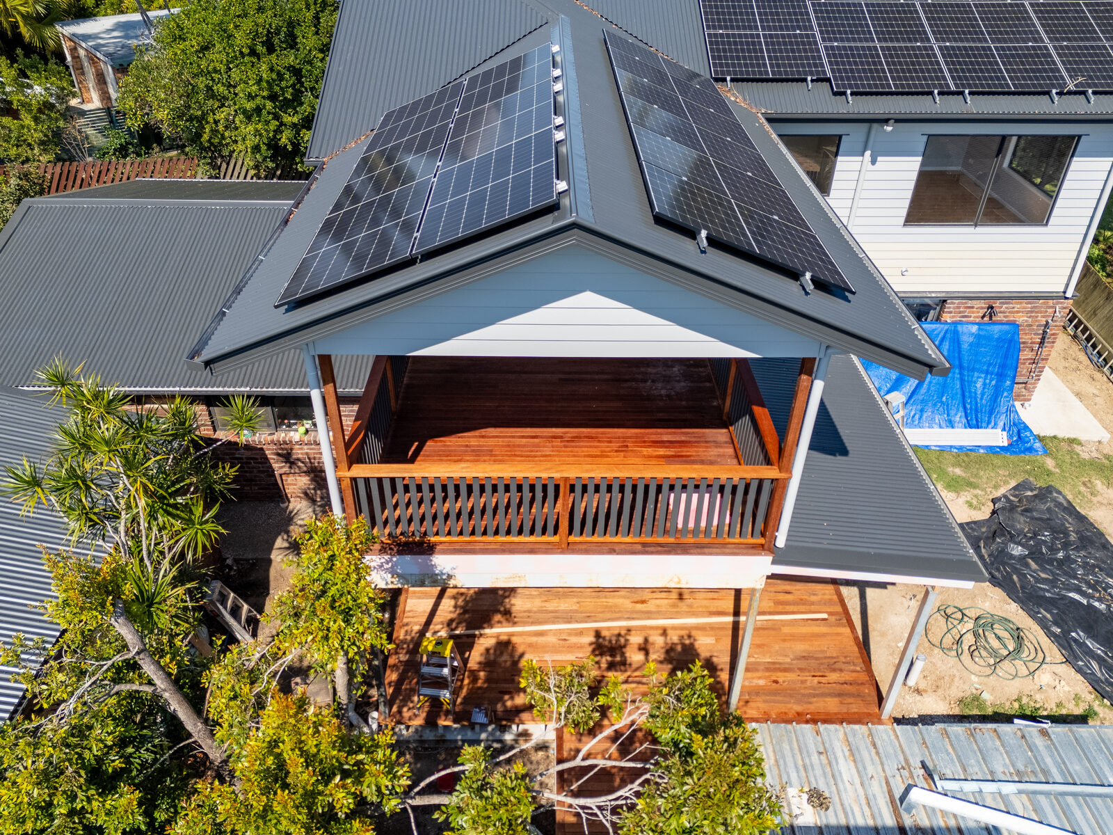 Two-storey extension and deck in Westlake
