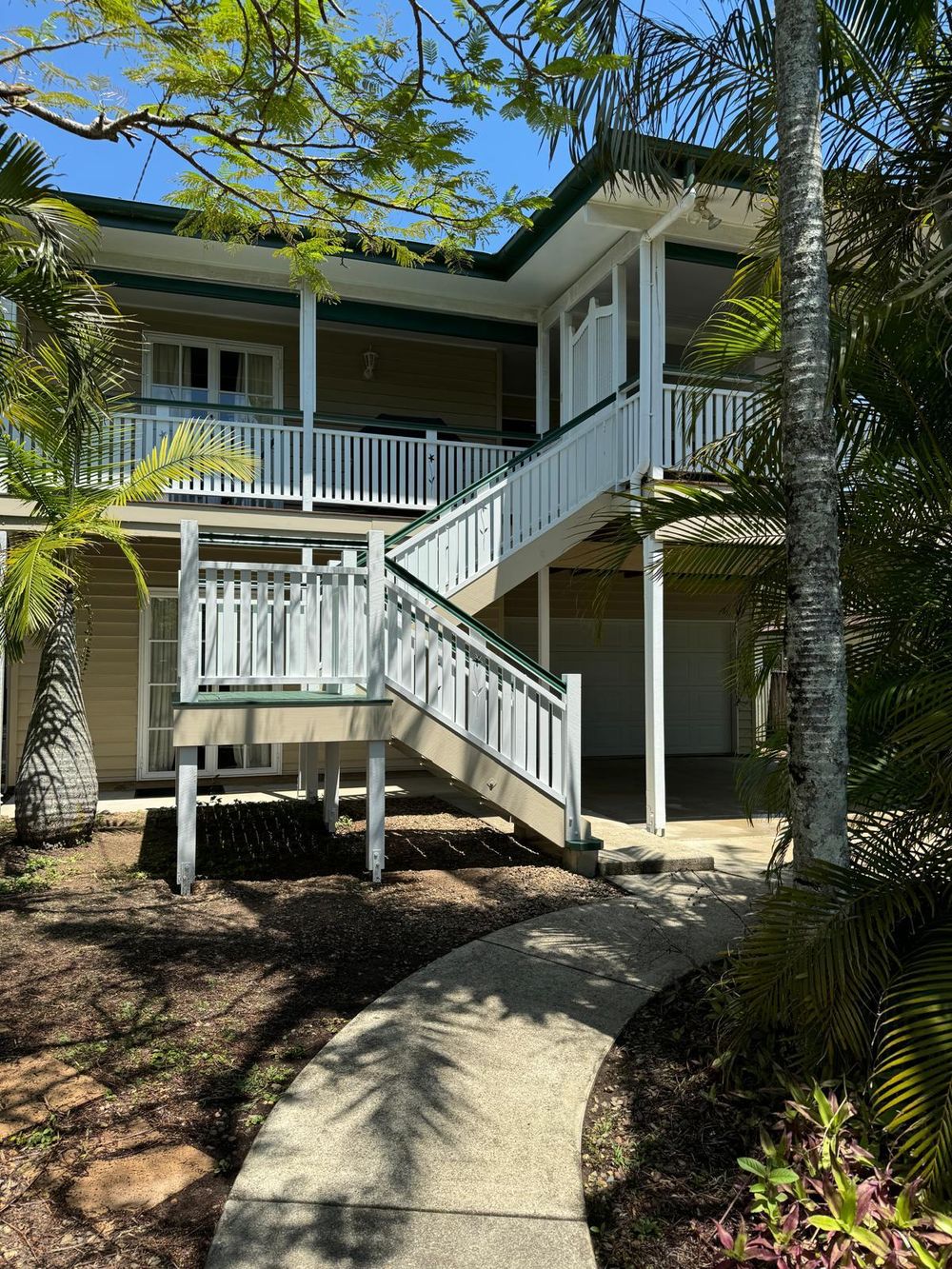 Queenslander stairs rebuilt after rot